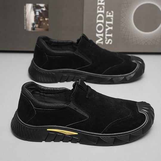 Herren elegante Slip-On Freizeitschuhe im sportlichen Design EB