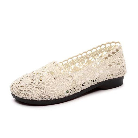 Damen elegante und atmungsaktive Spitzenschuhe EB