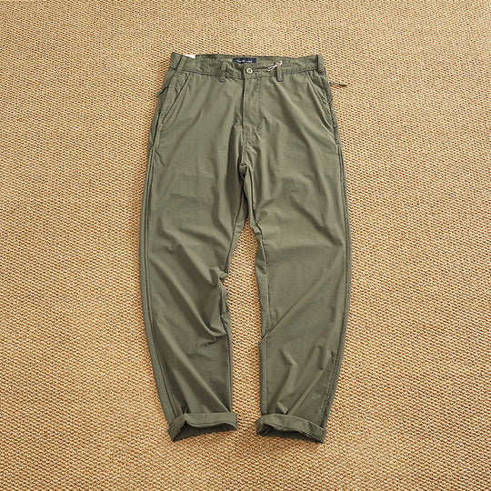 Herren Chino-Hose mit elastischem Bund und praktischen Eingrifftaschen EB