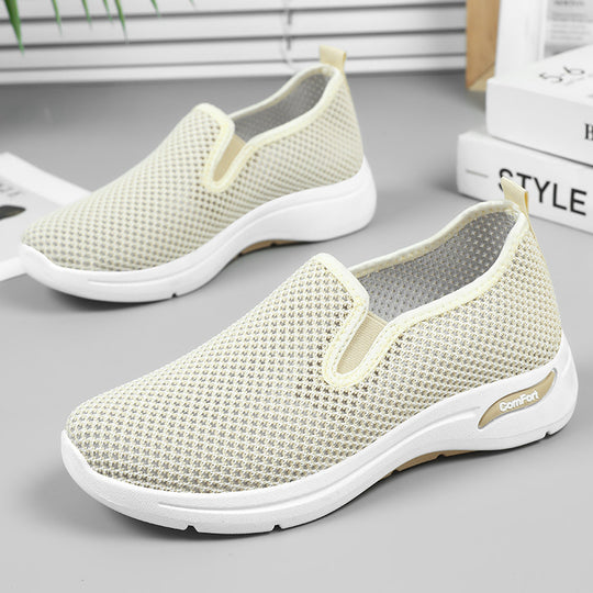 Damen Atmungsaktive Slip-On Sneakers mit ergonomischem Komfort EB