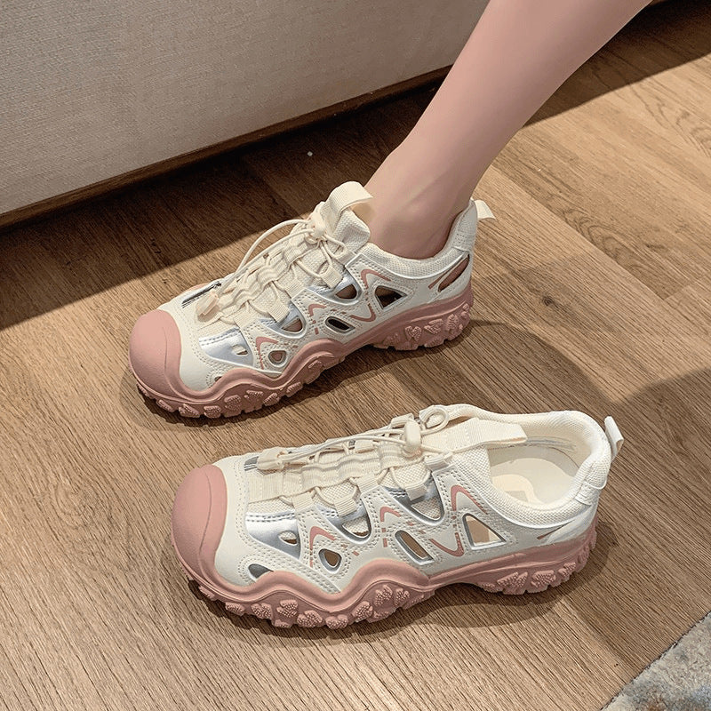 Damen Sportliche Sneakers mit rutschfester Sohle und atmungsaktivem Obermaterial EB