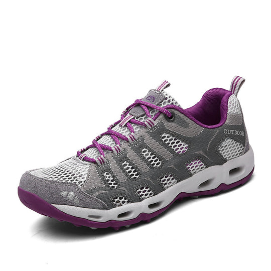 Damen Atmungsaktive Outdoor-Sneakers mit rutschfester Sohle EB