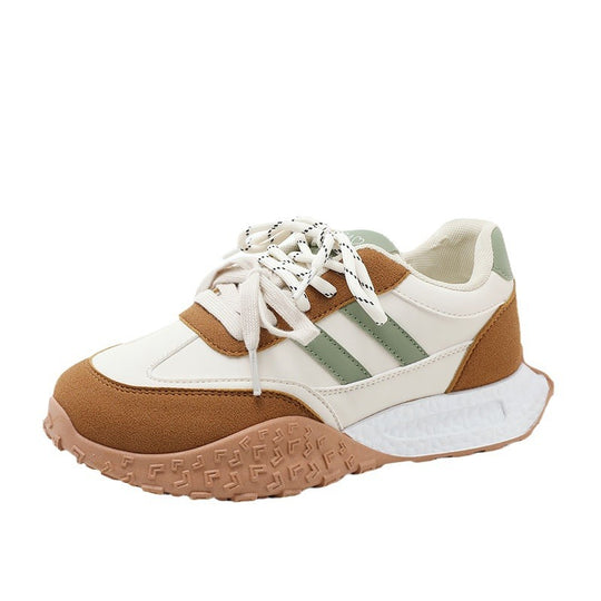 Damen Sportliche Sneakers mit rutschfester Laufsohle und atmungsaktiver Obermaterialstruktur EB