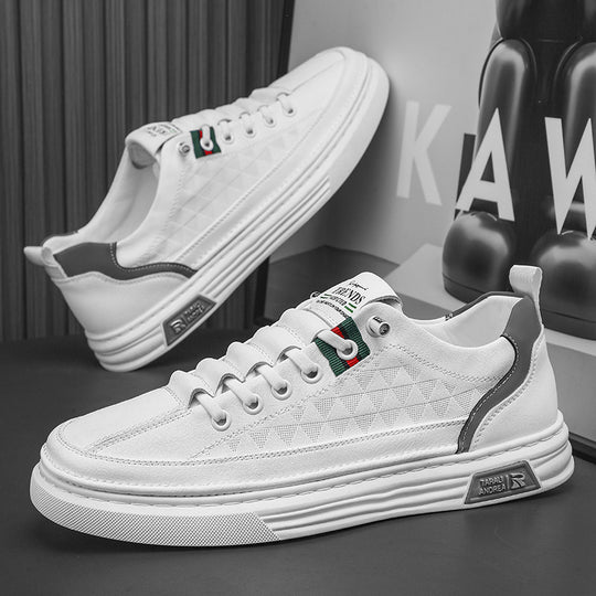 Damen modische Sneakers mit hochwertigem Obermaterial und strukturiertem Design EB