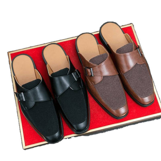 Damen Elegante Clogs mit Gürtelverschluss und gepolsterter Innensohle EB