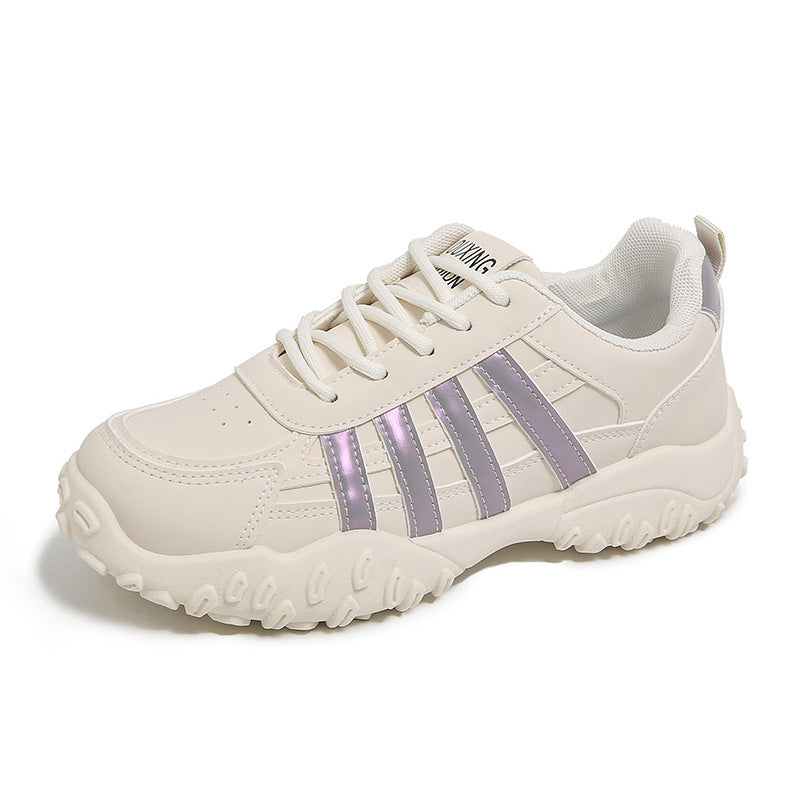 Damen Sportliche Sneakers mit rutschfester Laufsohle und atmungsaktivem Obermaterial EB