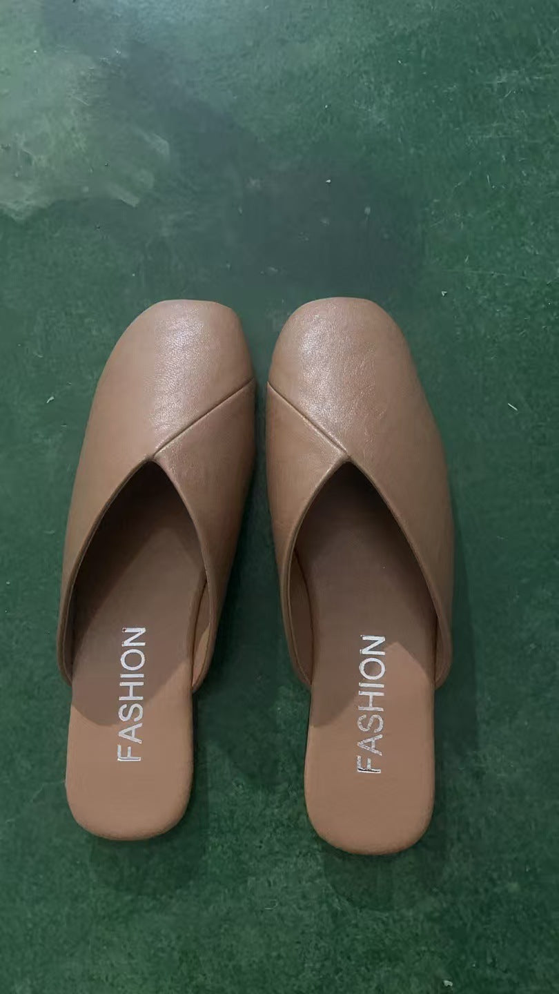 Damen offene Slipper mit modernem Kreuzschnitt und komfortabler Innensohle EB