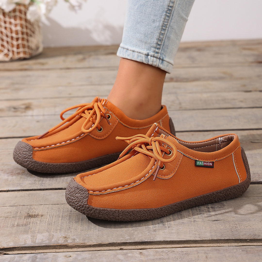 Damen Freizeit-Schuhe im lässigen Slipper-Stil mit bequemer Sohle EB