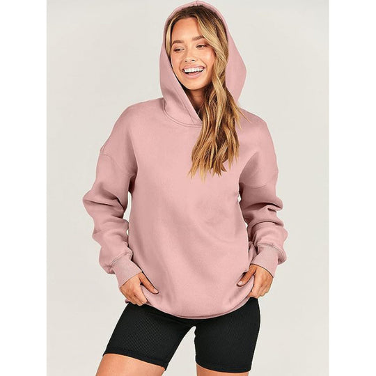Damen bequeme Kapuzen-Sweatshirt EB