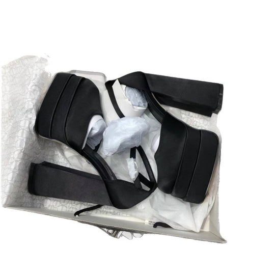 Damen Plateau-Pumps mit Strassverzierung EB