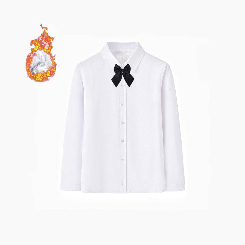 Damen Elegantes Langarmhemd mit weicher Innenseite EB