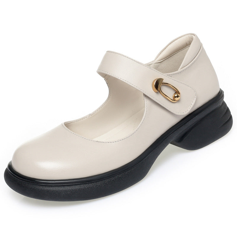 Damen Mary Jane Schuhe mit anatomischer Sohle und elegantem Riemen EB