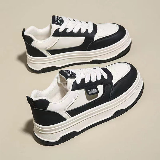 Damen Stadtliche Chunky Sneakers mit dicker Sohle und sportlichem Design EB