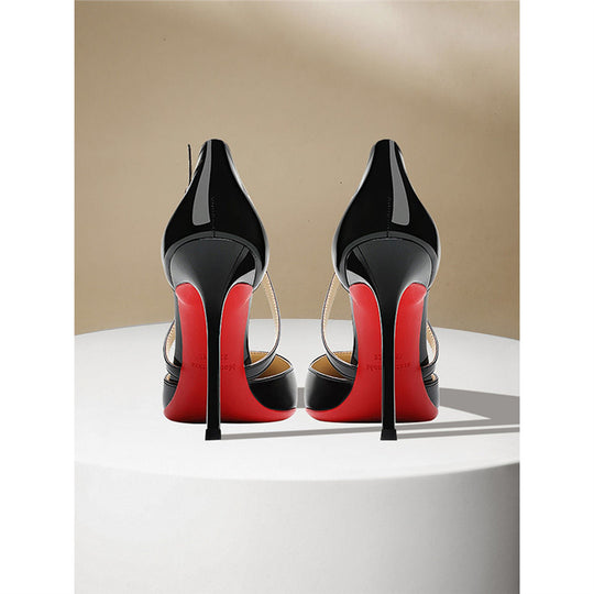 Damen elegante Slingback High Heel Schuhe EB