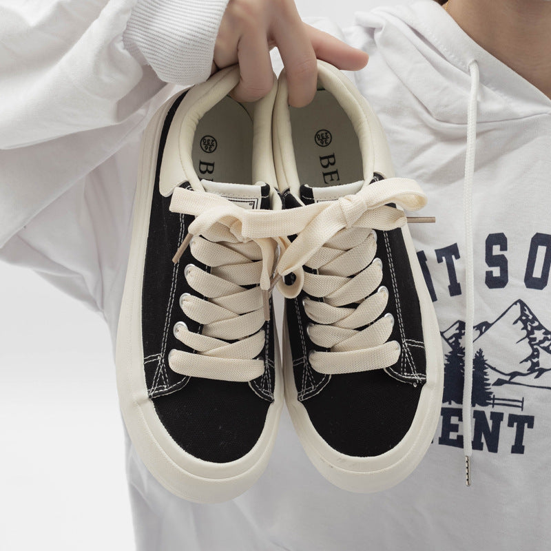 Damen modische Sneakers mit urbaner Flatform und atmungsaktiven Obermaterialien EB