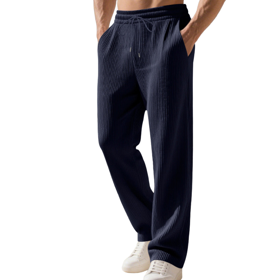 Herren Relaxed-Fit Strick-Jogginghose mit feiner Rippstruktur EB