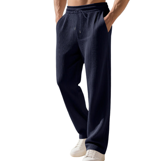 Herren Relaxed-Fit Strick-Jogginghose mit feiner Rippstruktur EB