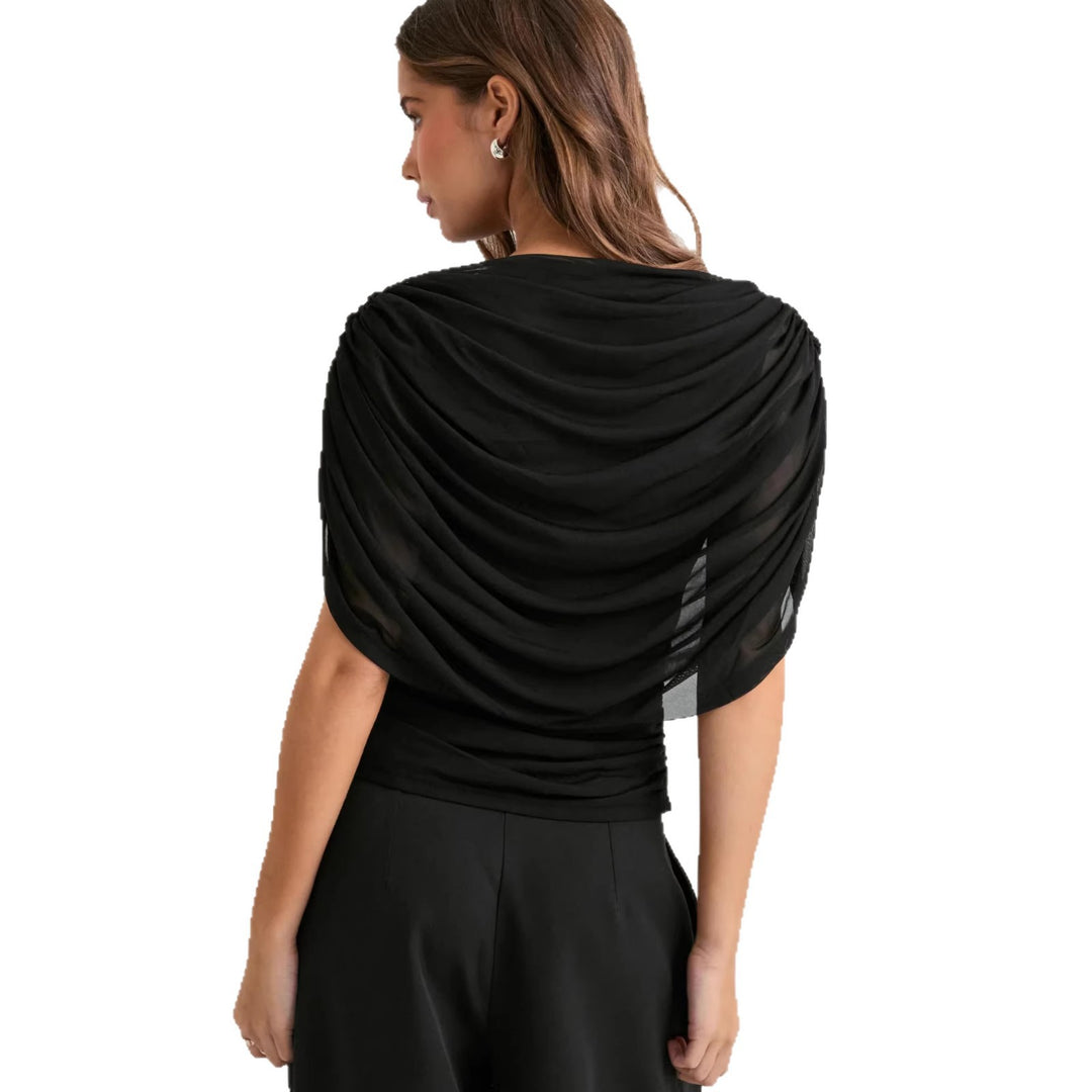 Damen stilvolles Drapiertop EB