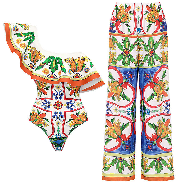 Damen Bikini-Top und Wickelrock Set EB