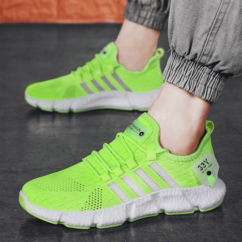 Damen Atmungsaktive Sport Sneakers mit stoßdämpfender Sohle und flexibler Konstruktion EB