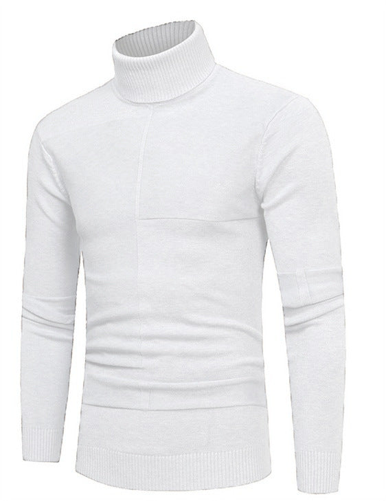 Herren Hochwertiger Rollkragenpullover aus weichem Strick EB