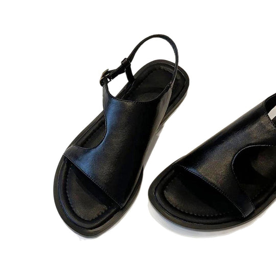 Damen Lederelastische Sandalen EB