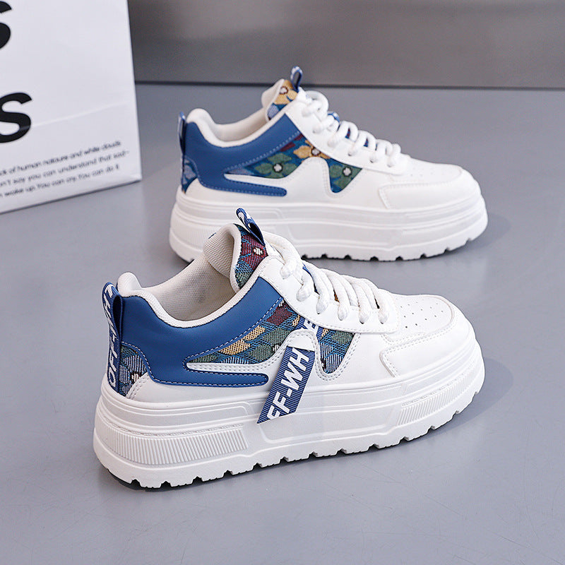 Damen modische Chunky Sneakers mit auffälligem Grafikdesign EB