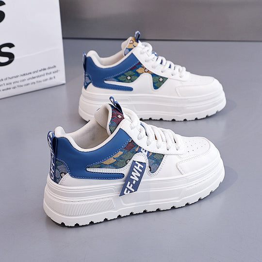 Damen modische Chunky Sneakers mit auffälligem Grafikdesign EB