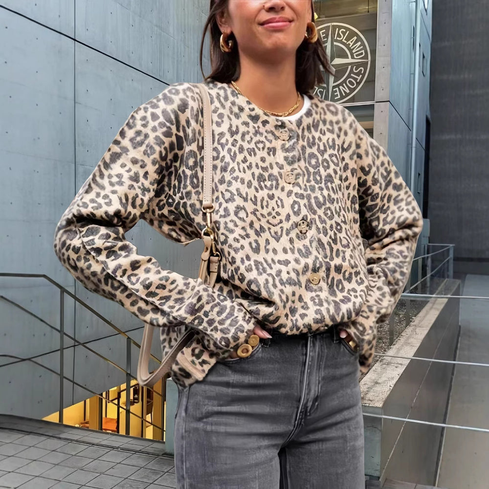 Damen Gemusterter Pullover EB