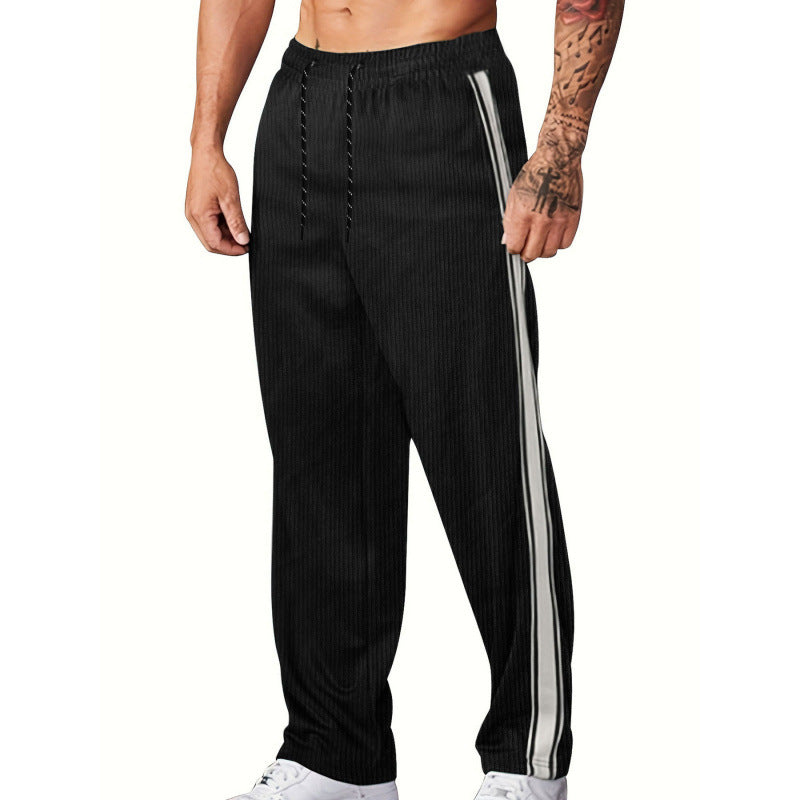 Herren Sportliche Freizeithose mit seitlichen Streifen EB