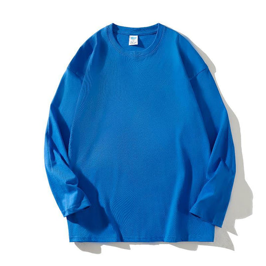 Damen vielseitiges Langarm-T-Shirt aus hochwertiger Baumwolle EB