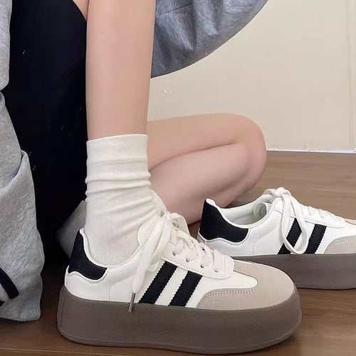Damen Plateausneaker mit robustem Sohlenprofil und komfortablem Obermaterial EB