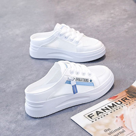 Damen Slip-On Sneakers mit atmungsaktiver Mesh-Konstruktion und komfortabler Sohle EB