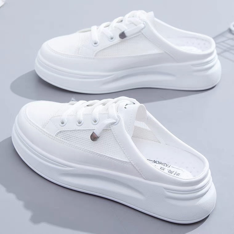 Damen Slip-On Sneakers mit atmungsaktiver Netzstruktur und dämpfender Laufsohle EB
