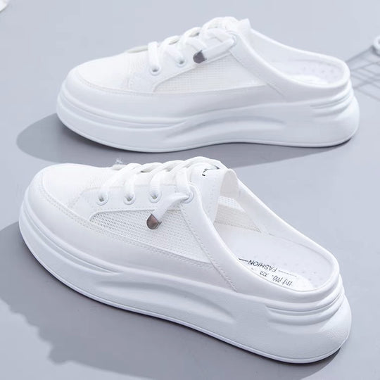 Damen Slip-On Sneakers mit atmungsaktiver Netzstruktur und dämpfender Laufsohle EB