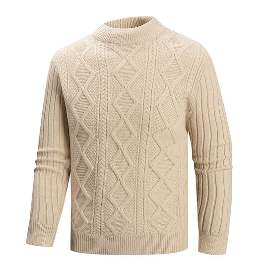 Herren Pullover aus strukturiertem Strickmaterial EB