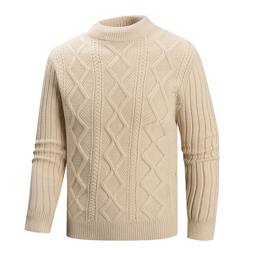 Herren Pullover aus strukturiertem Strickmaterial EB