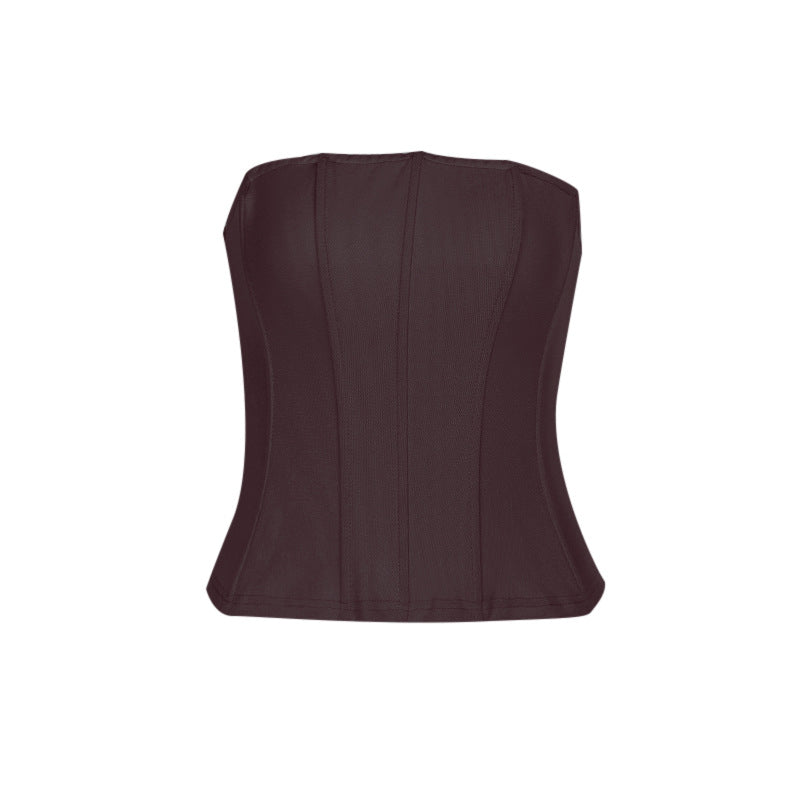Damen Bustier-Oberteil mit figurformendem Design EB