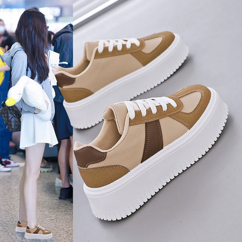 Damen Sneakers mit modischem Plateau und komfortablem Dämpfungssystem EB