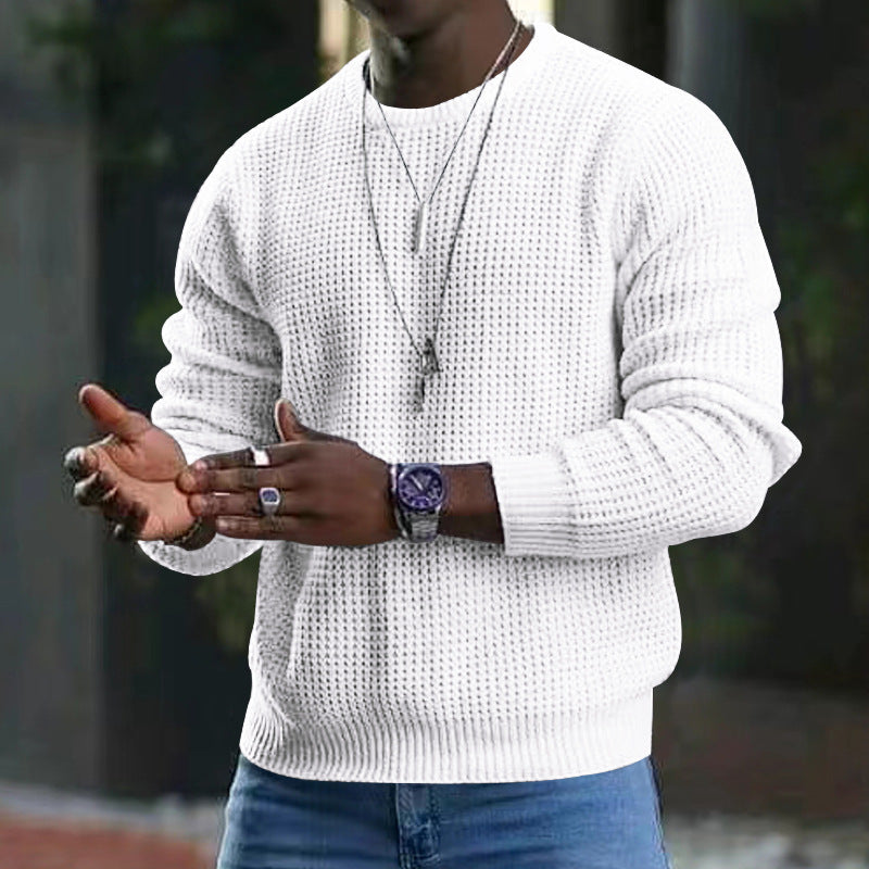 Herren Strukturierter Pullover EB