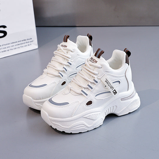 Damen Chunky Sneakers mit dämpfender Sohle und atmungsaktivem Obermaterial EB
