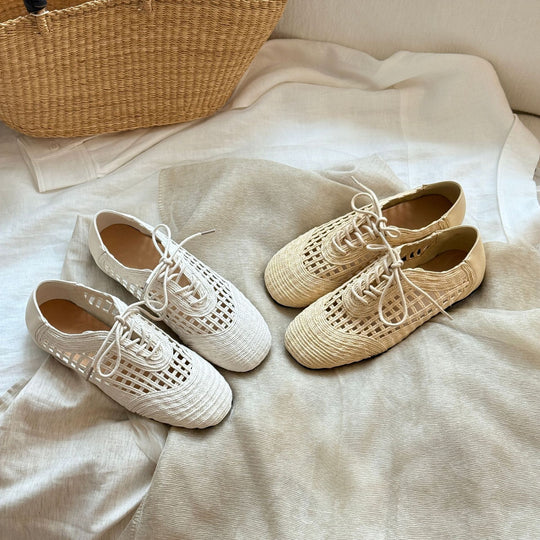 Damen Atmungsaktive und elegante Sneaker mit filigranem Netzdesign EB