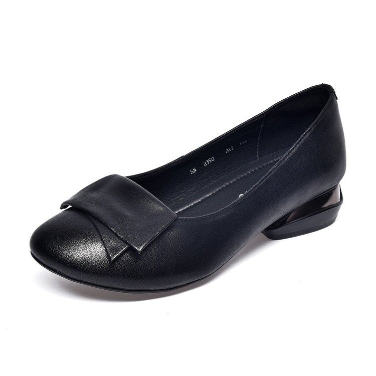Damen elegante Ballerinas mit modischem Schleifenakzent und komfortablem Innenfutter EB