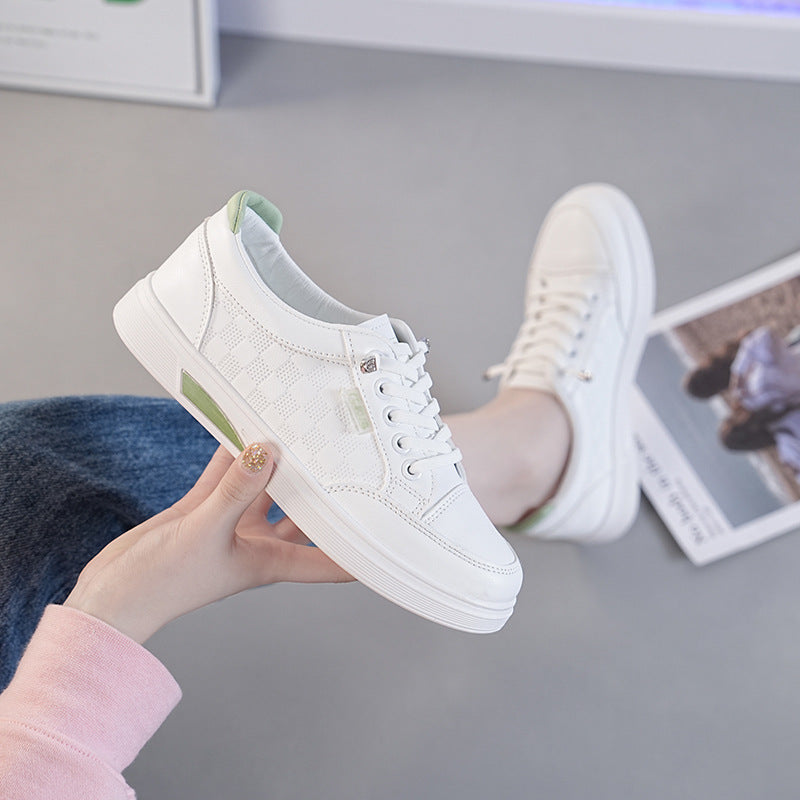 Damen Sneakers mit modernem Karo-Design und bequemem Dämpfungselement EB