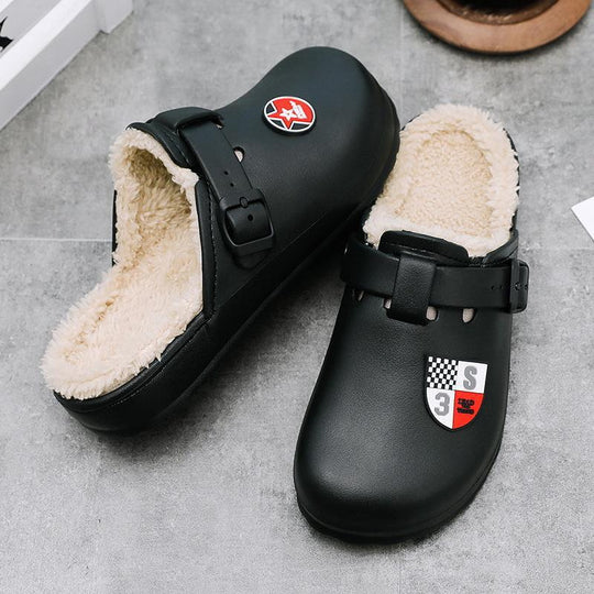 Damen Komfortable Clogs mit weichem Innenfutter EB