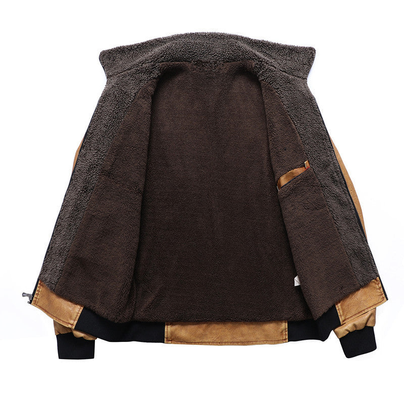 Herren lässige Vintage jacke mit weichem Innenfutter EB