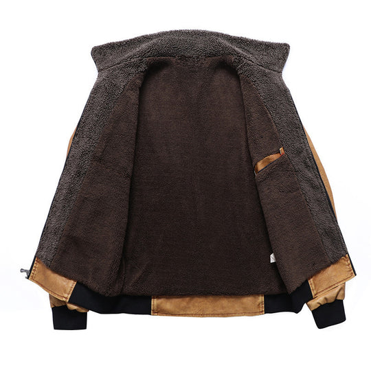 Herren lässige Vintage jacke mit weichem Innenfutter EB
