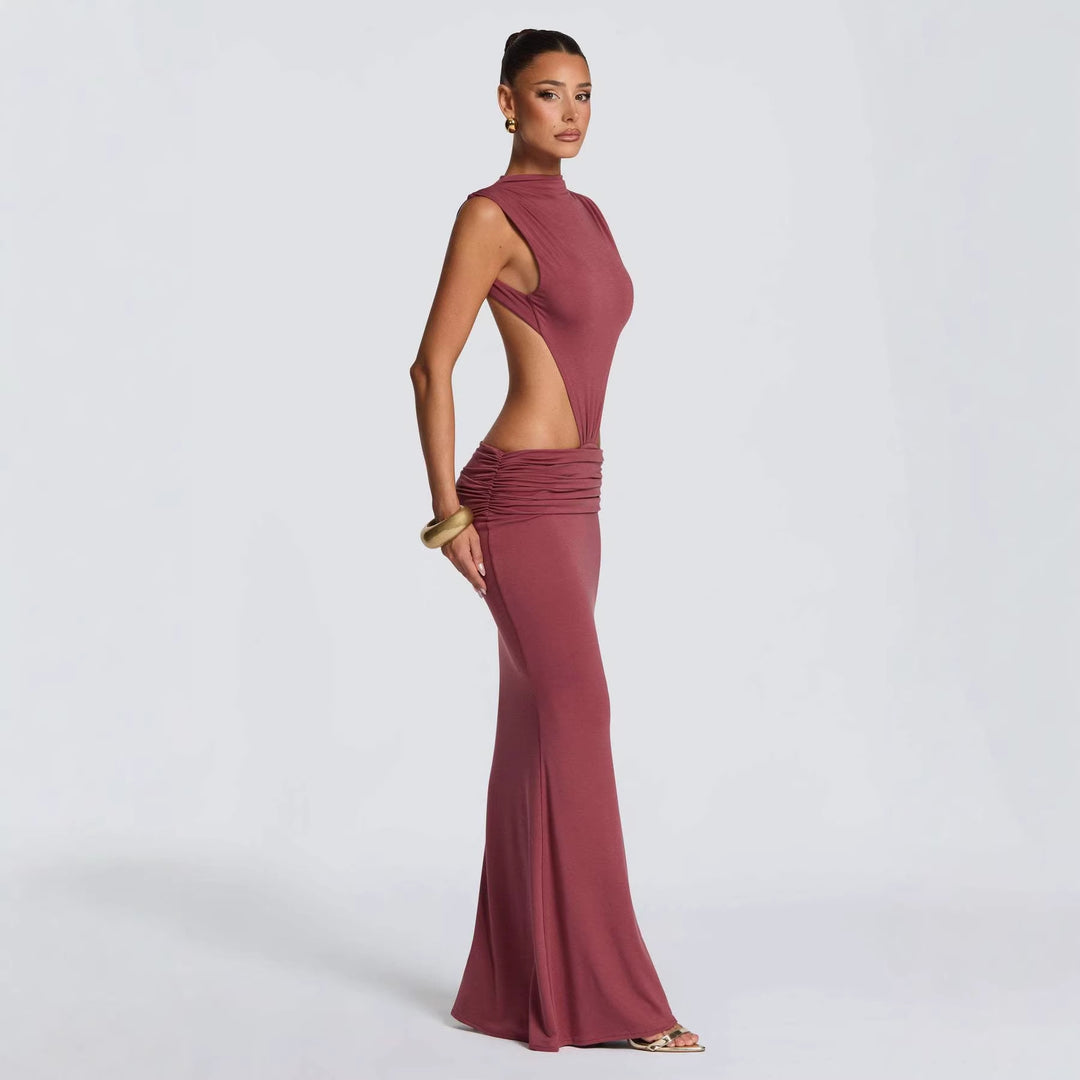 Damen Elegantes Abendkleid mit raffinierten Cut-Out-Details und figurbetontem Schnitt EB
