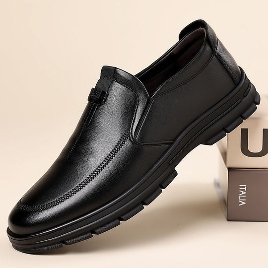 Herren Elegante Slip-On Lederschuhe mit ergonomischer Passform EB
