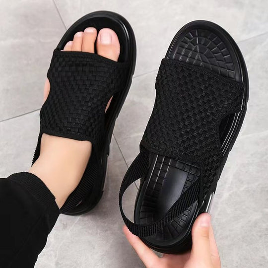 Damen Komfortable und atmungsaktive Strand-Sandalen EB